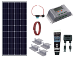Kit Solar 200W MPPT USB Caravana/AutoCaravana
